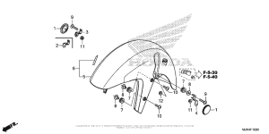 GL1800C Переднее крыло
