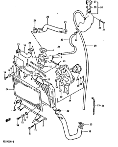 GSX-R400 Радиатор