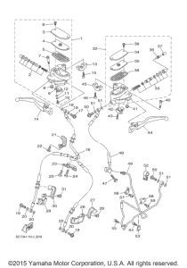 XV1900CU Главный тормозной цилиндр