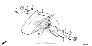 NSS300 (ABS) Переднее крыло