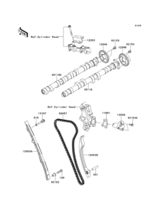 ZX1400 Распредвал