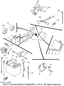 XV250 Электрика