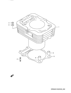 DR350 Цилиндр