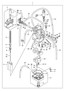 RM125 Carburetor assy