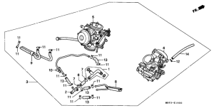 PC800 Carburetor assy