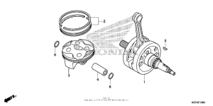  Коленчатый вал и поршни