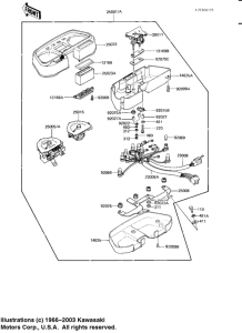 KZ750 Спидометр