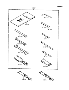 KMX125 Owner's tools