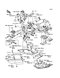 ER650 Рама ,крепежные детали