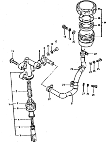 XN85 Задний тормозной цилиндр