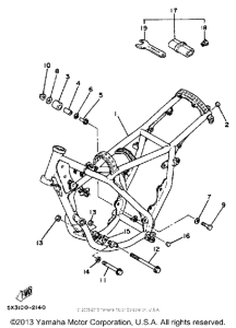 YZ100K Frame-tool
