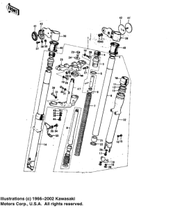 Вилка передней оси