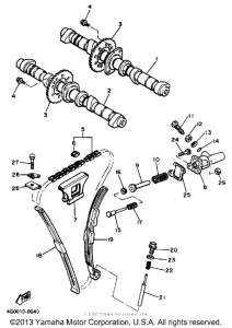 FZ600SC Цепь механизма газораспределения