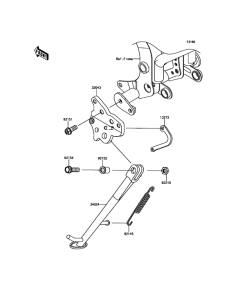 ER650 Подножка
