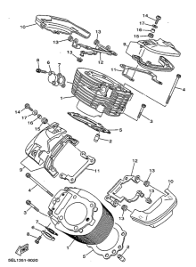 XVS1100 Цилиндры