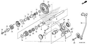 GL1800 Задняя передача