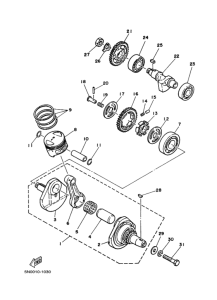 SR125 ｸﾗﾝｸｼﾔﾌﾄ.ﾋﾟｽﾄﾝ