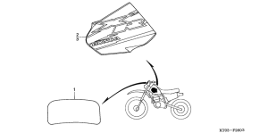 XR200R Label read the manual