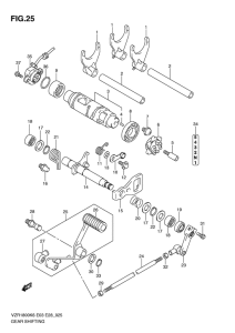 VZR1800 Переключение передач