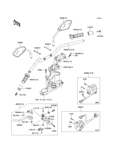 KLE650 Handlebar(1 / 2)
