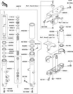  Передняя вилка