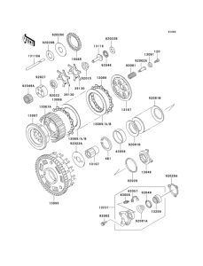 ZG1200 Сцепление