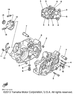 PW80N1 Картер двигателя