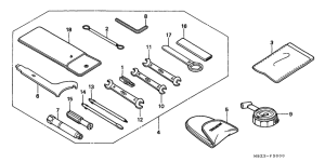 CB600F21 Инструмент
