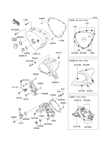 EJ800 Left engine cover