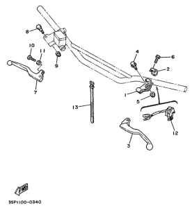  Handle switch. lever