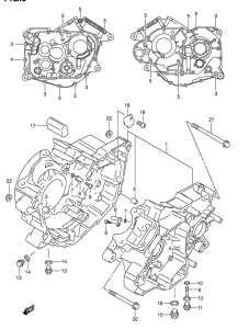 VL250 Картер двигателя