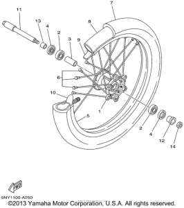  Переднее колесо