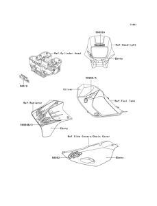 KL650 Наклейки