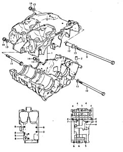 GT250 Картер двигателя