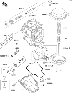 ZX1100 Carburetor parts(1 / 2)