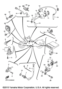 XVS950C Электрика 1