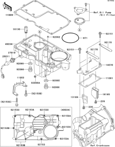 ZX1200 Поддон картера