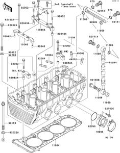 ZR1200 Головка цилиндров
