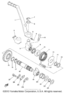 IT250F Кик стартер