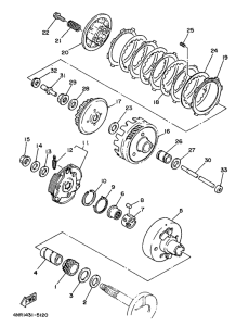 V110ZE Сцепление