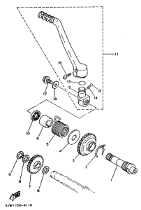 YZ250 Стартер