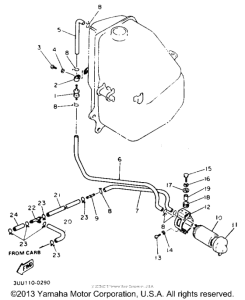 FZR600REC Топливный бак