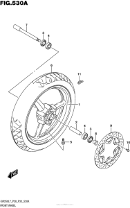 GW250 Переднее колесо
