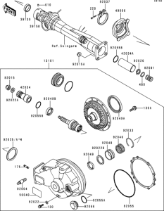 ZG1200 Drive shaft / final gear(1 / 2)