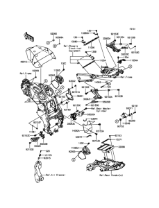 ZX1400 Рама ,крепежные детали