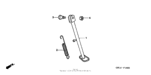XR50R Подножка
