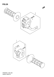 DR200 Рулевой переключатель