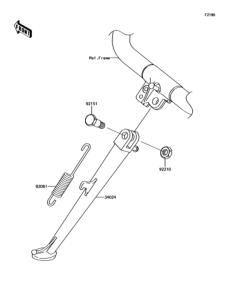 BJ250LGFA スタンド