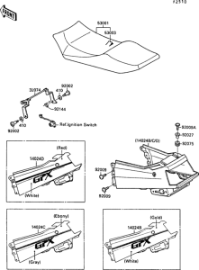 ZX750 Seat(zx750-f1)