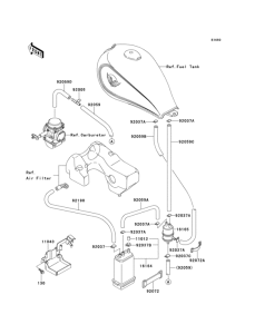 EN500 Испарительная система топлива